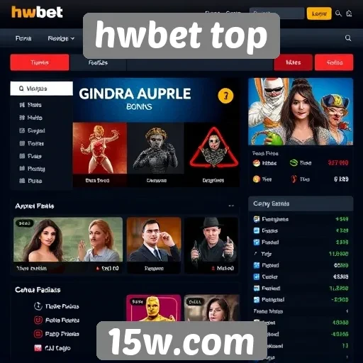 Interface do usuário do hwbet top e sua navegação